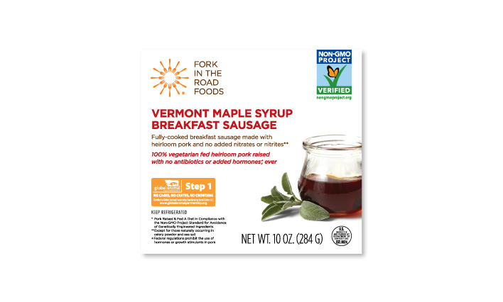 Vermont Maple Syrup Breakfast Sausage