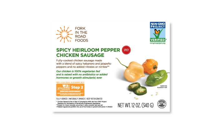 Spicy Heirloom Pepper Chicken Sausage